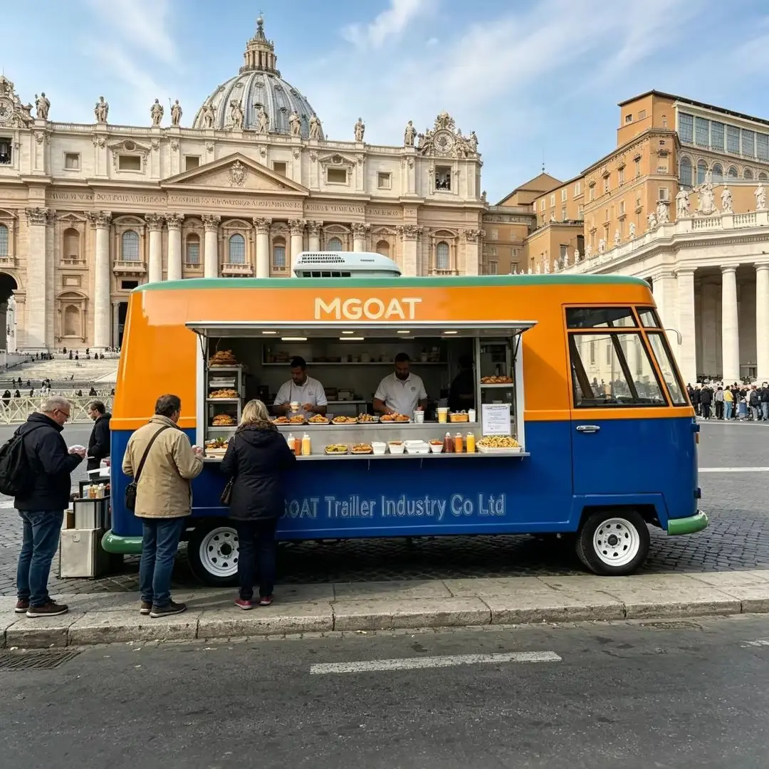 Food Snacks Catering - Commercial Mobile Food Van with Complete