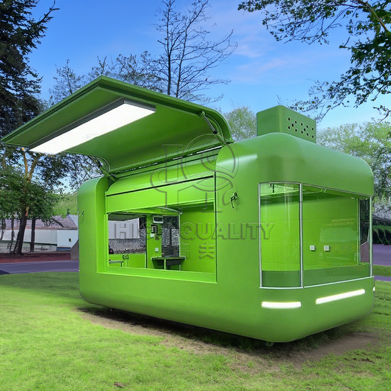 Fast Food With Snacks - Design Fast Food Vending Cart Mobile