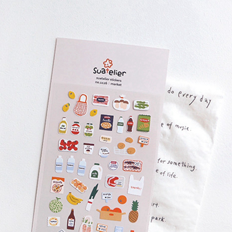 Junk Food Snacks - Suatelier Nhật Ký Dán No.1126 Thêu