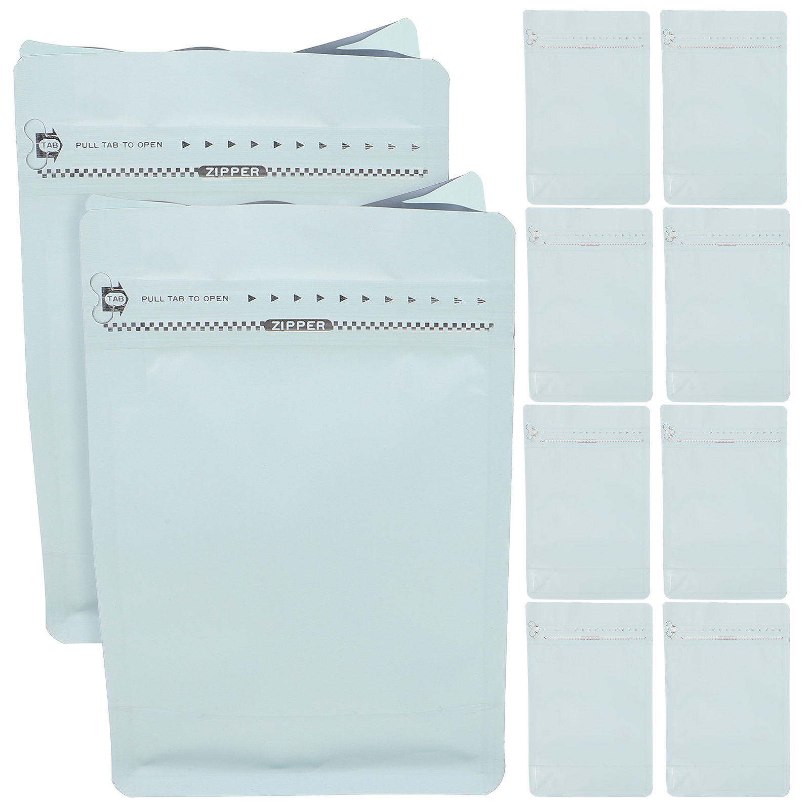 Food Snacks Packets - 10Pcs Coffee Bean Packaging Bags Airtight