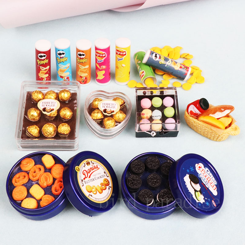 Junk Food Snacks - 1/6 Miniatrue Búp Bê Thực Phẩm