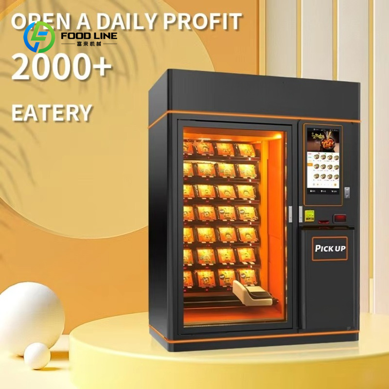 Food With Snacks - Customized Hot Food Vending Machine Fast