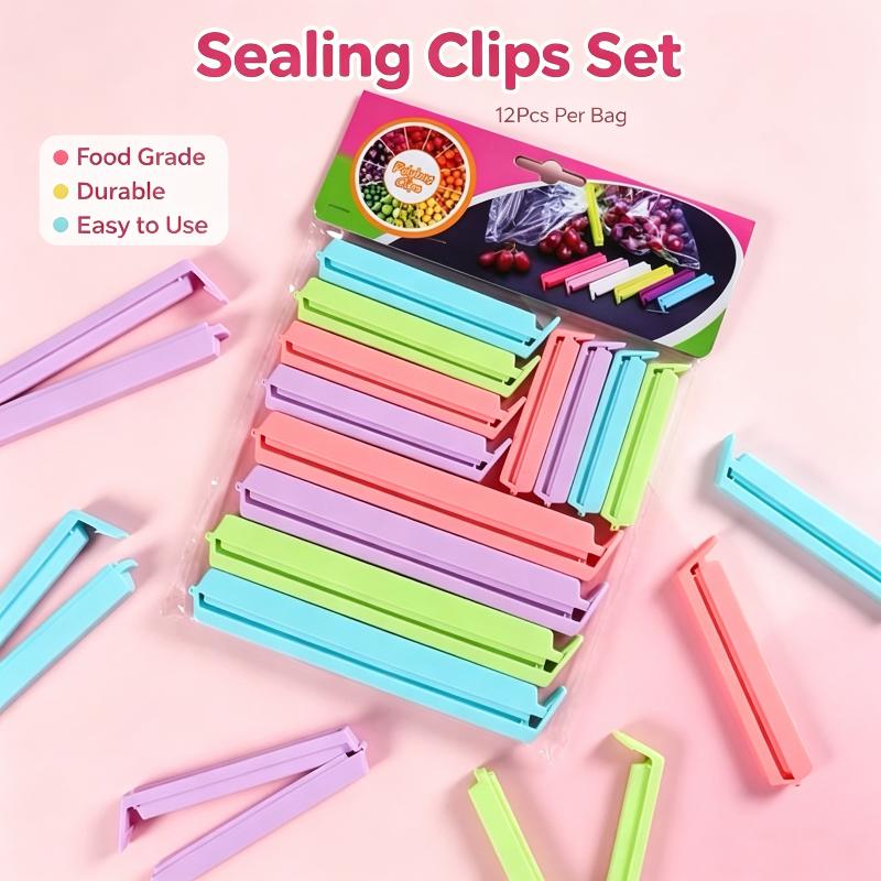 Food Snacks Packets - Multi Purpose Food Saver Sealing Clips