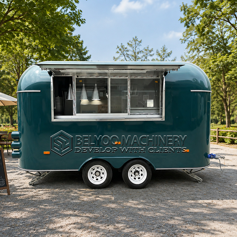 Belyoo Commercial Food Trailer - đánh giá và giá Food With Snacks