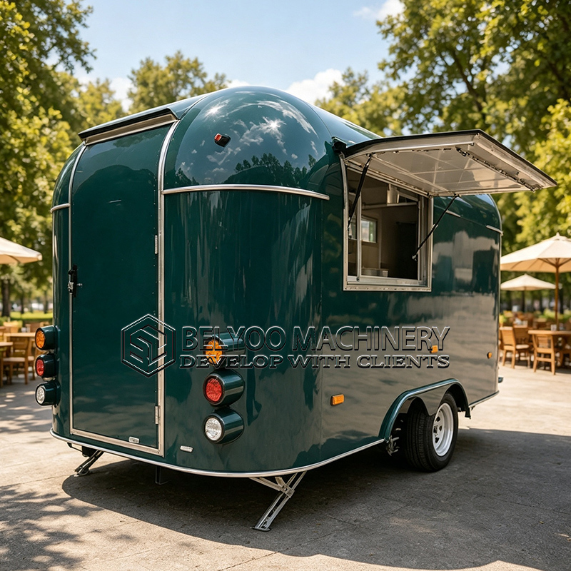 Belyoo Commercial Food Trailer - đánh giá và giá Food With Snacks
