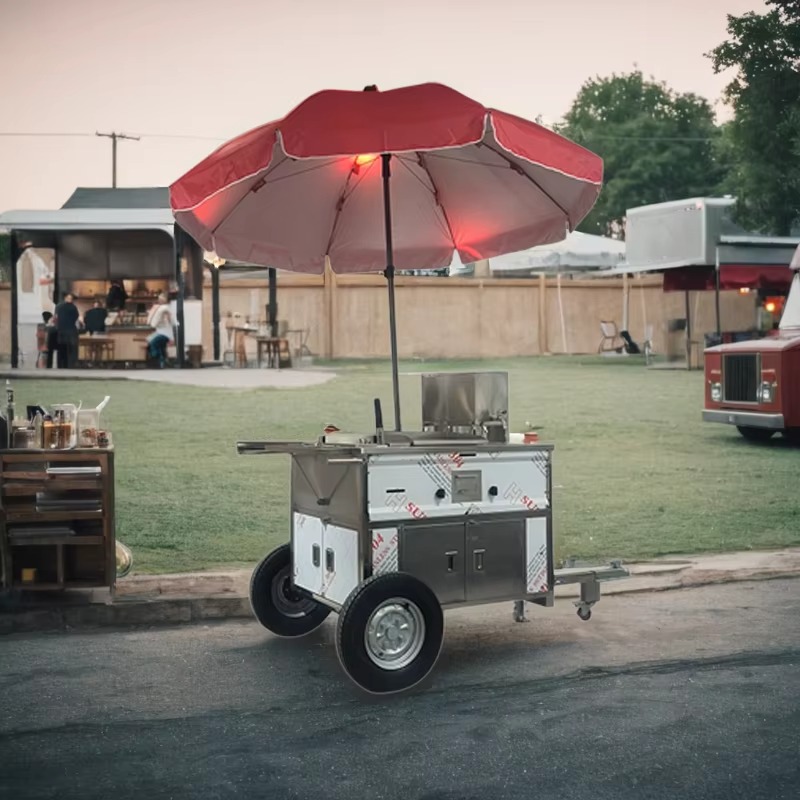 Mobile Street Snack Cart Towab - đánh giá và giá Fast Food With Snacks