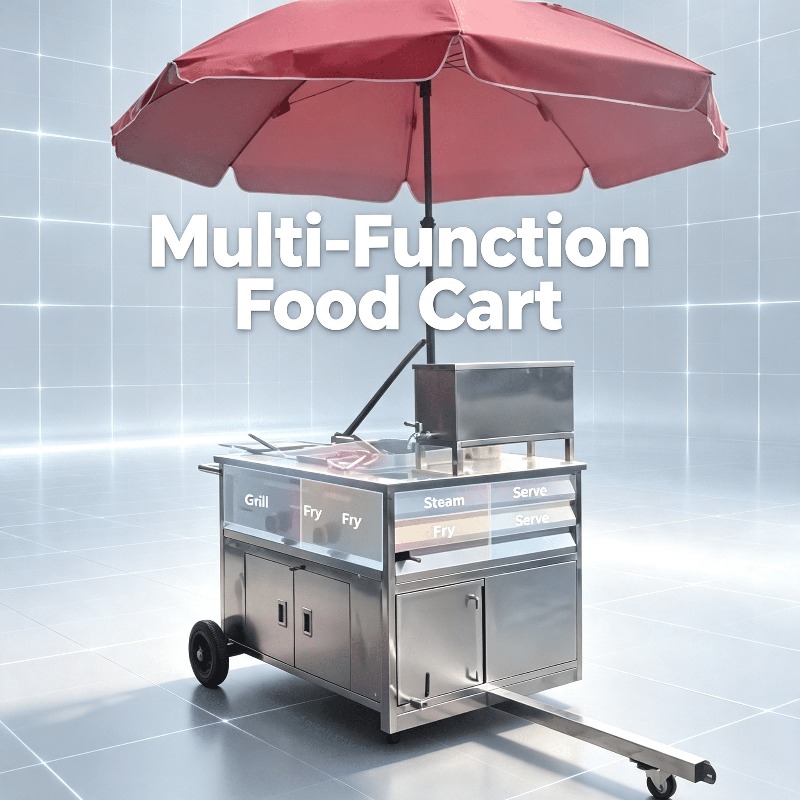 Mobile Street Snack Cart Towab - đánh giá và giá Fast Food With Snacks