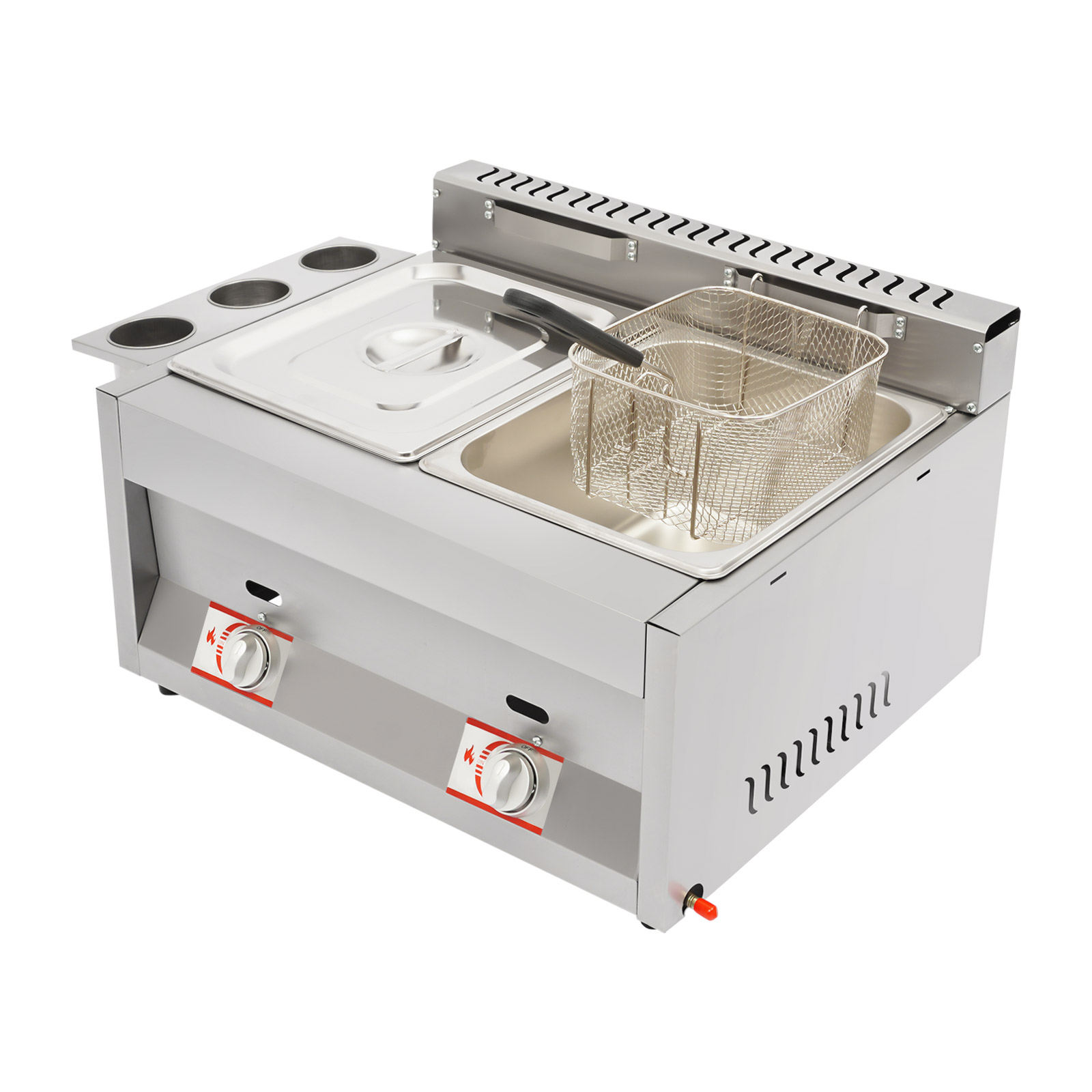 Commercial Deep Fryer 2-Tank 6 - đánh giá và giá Fast Food With Snacks