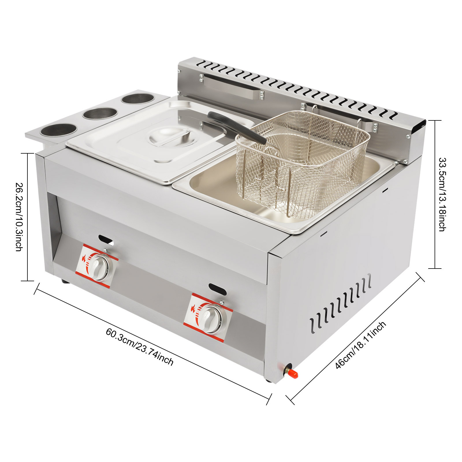Commercial Deep Fryer 2-Tank 6 - đánh giá và giá Fast Food With Snacks