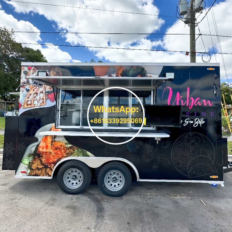 Mobile Food Trailer Fast Food  - đánh giá và giá Food Snacks Catering