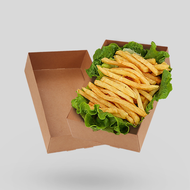 20/50Pcs Kraft Paper Food Tray - đánh giá và giá Fast Food With Snacks