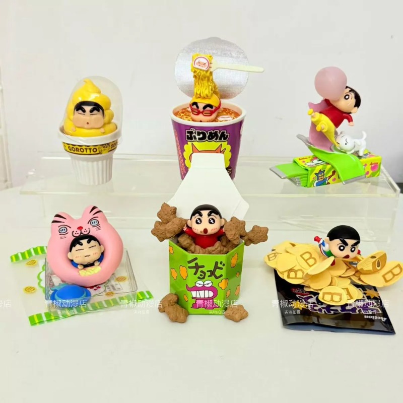 RE-MENT Crayon Shin-chan Gorot - đánh giá và giá Food Snacks Packaging