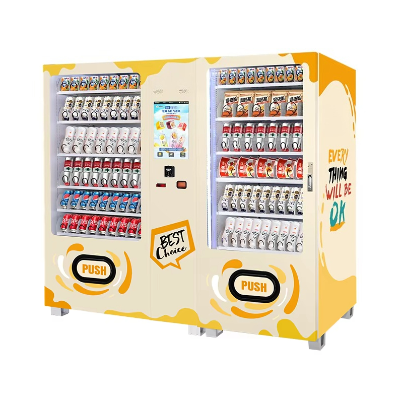 Automatic Cold Drink Vending M - đánh giá và giá Food With Snacks