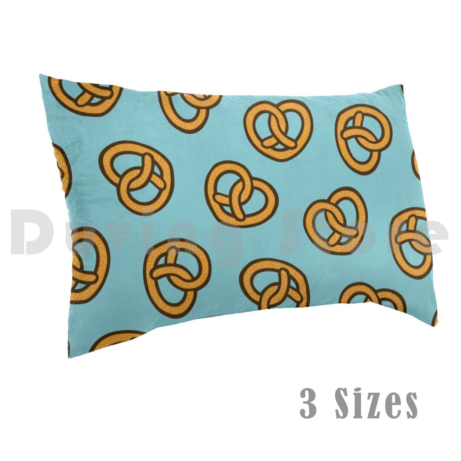 I Heart Pretzels Pattern Pillo - đánh giá và giá Foody Snacks
