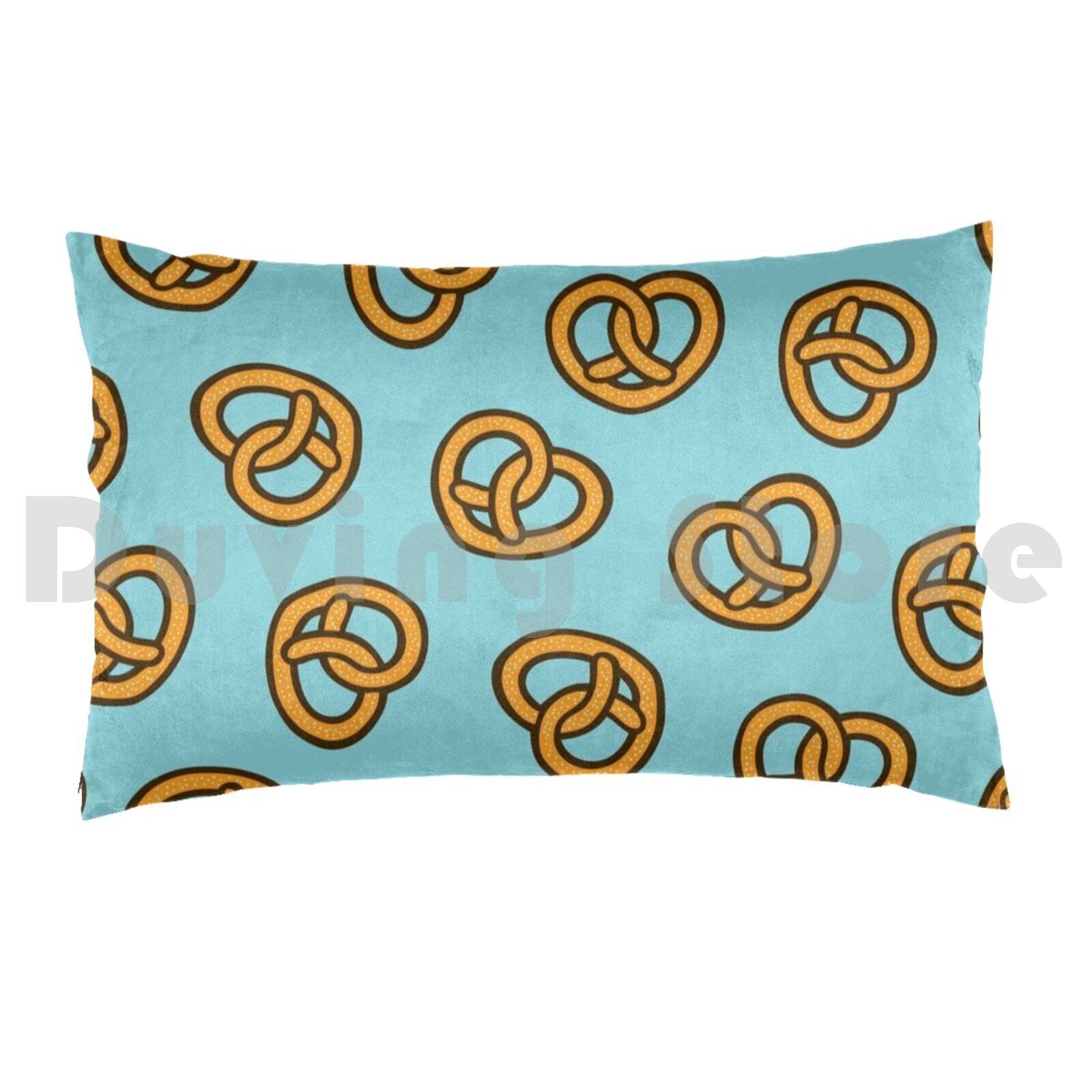 I Heart Pretzels Pattern Pillo - đánh giá và giá Foody Snacks