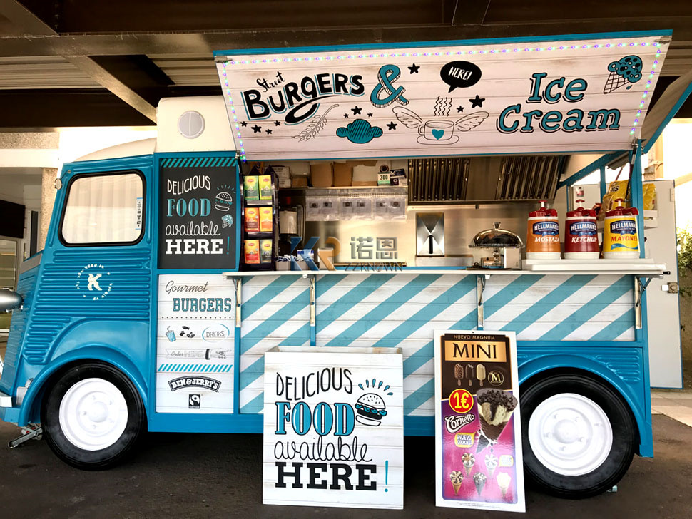 Electric Ice Cream Truck Fast  - đánh giá và giá Fast Food With Snacks
