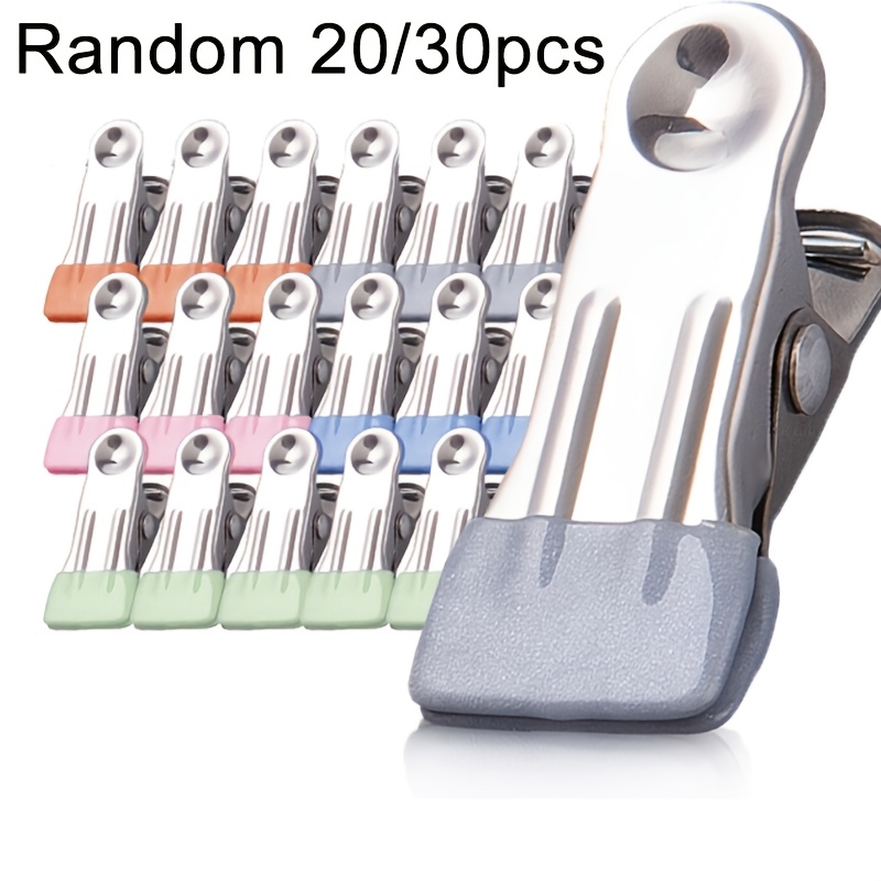 20/30pcs Stainless Steel Cloth - đánh giá và giá Food Snacks Packaging