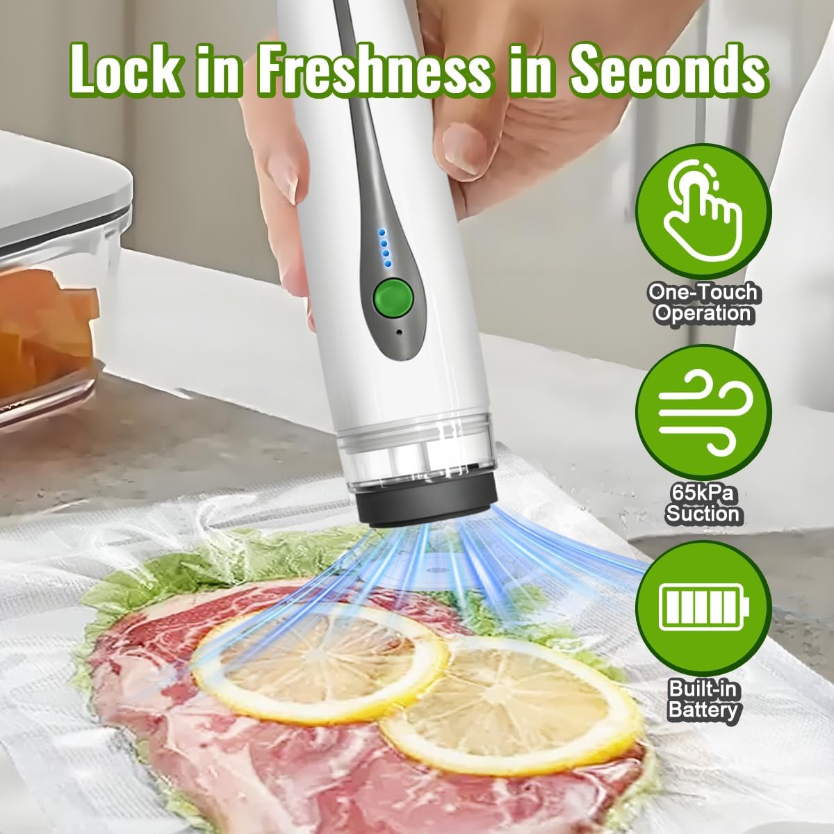 Automatic Mini Vacuum Sealer P - đánh giá và giá Food Snacks Packaging