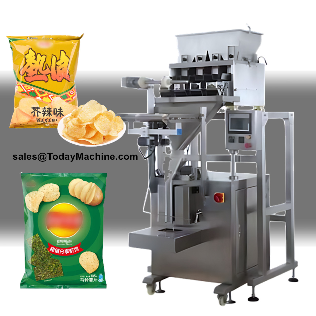 Linear Weigher Automatic Food  - đánh giá và giá Food Snacks Packaging