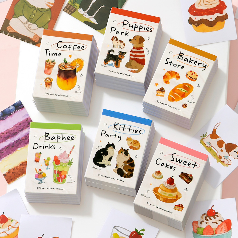 Pocket-Sized Sticker Book Coff - đánh giá và giá Junk Food Snacks