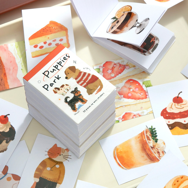 Pocket-Sized Sticker Book Coff - đánh giá và giá Junk Food Snacks