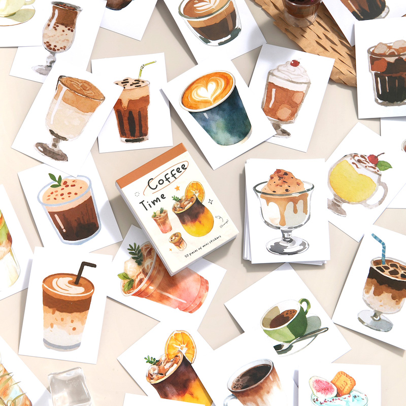 Pocket-Sized Sticker Book Coff - đánh giá và giá Junk Food Snacks